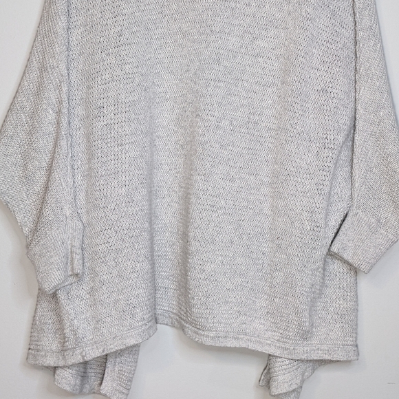 Madewell Seabank Cardigan Sweater Gray Dolman 3/4 Sleeve Knit Size Small - Picture 10 of 13